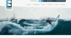 Desktop Screenshot of pousadafloramar.com.br