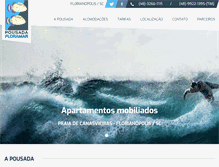 Tablet Screenshot of pousadafloramar.com.br